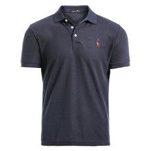 Load image into Gallery viewer, New Man Polo Shirt Mens Casual Deer Embroidery Cotton Polo shirt Men Short Sleeve High Quantity polo men
