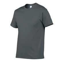 Load image into Gallery viewer, T Shirt Men Solid Color T-shirt Simple style Male Casual Tshirt short sleeve O neck Plus size
