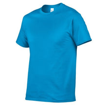 Load image into Gallery viewer, T Shirt Men Solid Color T-shirt Simple style Male Casual Tshirt short sleeve O neck Plus size
