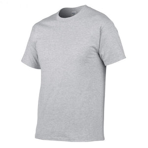 T Shirt Men Solid Color T-shirt Simple style Male Casual Tshirt short sleeve O neck Plus size