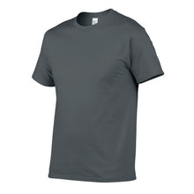 Load image into Gallery viewer, T Shirt Men Solid Color T-shirt Simple style Male Casual Tshirt short sleeve O neck Plus size
