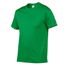 Load image into Gallery viewer, T Shirt Men Solid Color T-shirt Simple style Male Casual Tshirt short sleeve O neck Plus size
