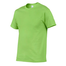 Load image into Gallery viewer, T Shirt Men Solid Color T-shirt Simple style Male Casual Tshirt short sleeve O neck Plus size
