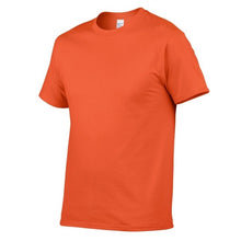 Load image into Gallery viewer, T Shirt Men Solid Color T-shirt Simple style Male Casual Tshirt short sleeve O neck Plus size

