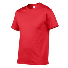 Load image into Gallery viewer, T Shirt Men Solid Color T-shirt Simple style Male Casual Tshirt short sleeve O neck Plus size
