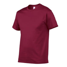 Load image into Gallery viewer, T Shirt Men Solid Color T-shirt Simple style Male Casual Tshirt short sleeve O neck Plus size
