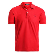 Load image into Gallery viewer, New Man Polo Shirt Mens Casual Deer Embroidery Cotton Polo shirt Men Short Sleeve High Quantity polo men
