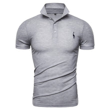 Load image into Gallery viewer, New Man Polo Shirt Mens Casual Deer Embroidery Cotton Polo shirt Men Short Sleeve High Quantity polo men
