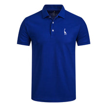Load image into Gallery viewer, New Man Polo Shirt Mens Casual Deer Embroidery Cotton Polo shirt Men Short Sleeve High Quantity polo men
